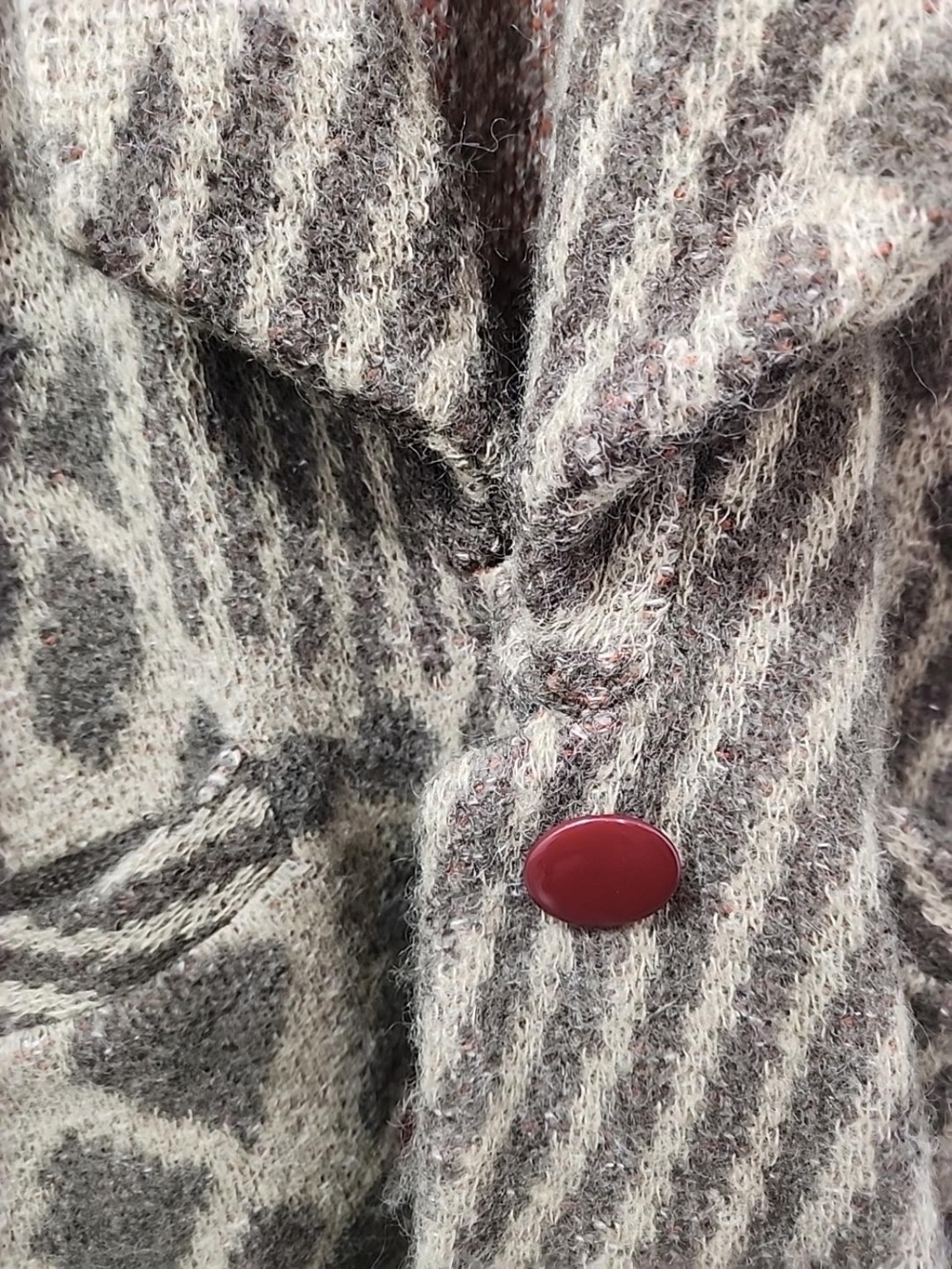 Vintage Spanner Mohair Wool Blend Long Cardigan Women’s L OBO - Picture 7 of 16